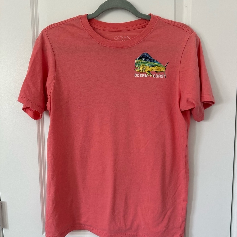 Ocean Coast Short Sleeve Fish Graphic T-Shirt